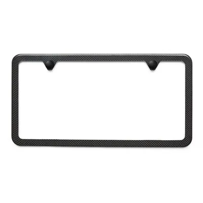 Placa de matrícula delgada de fibra de carbono