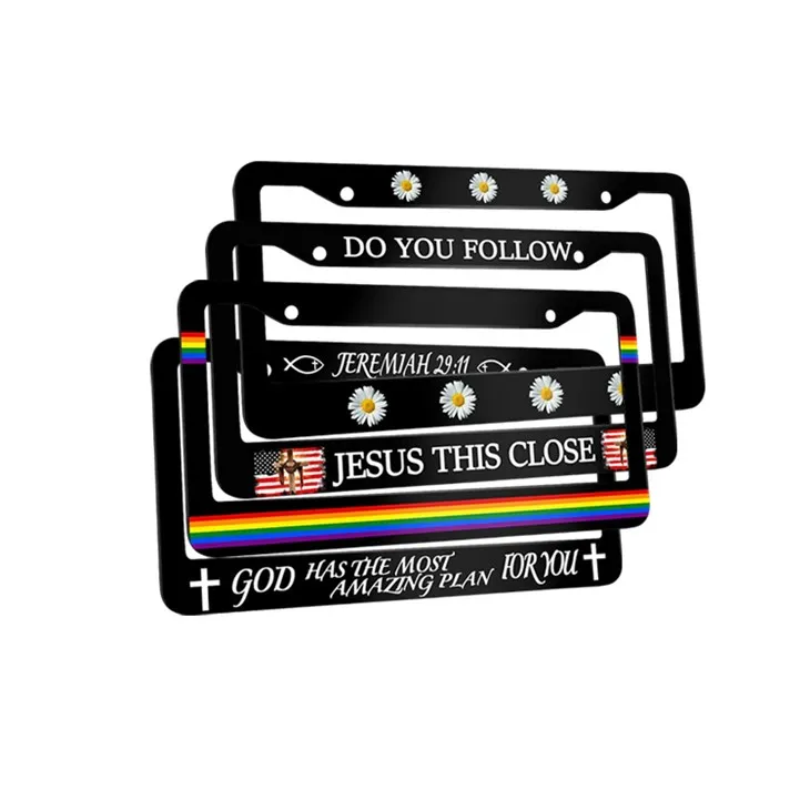 Marco de matrículas de número de coche estándar de EE. UU.