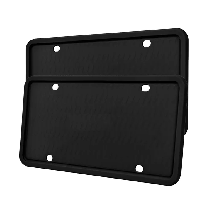 Material de silicona y soporte duradero para placa de coche.