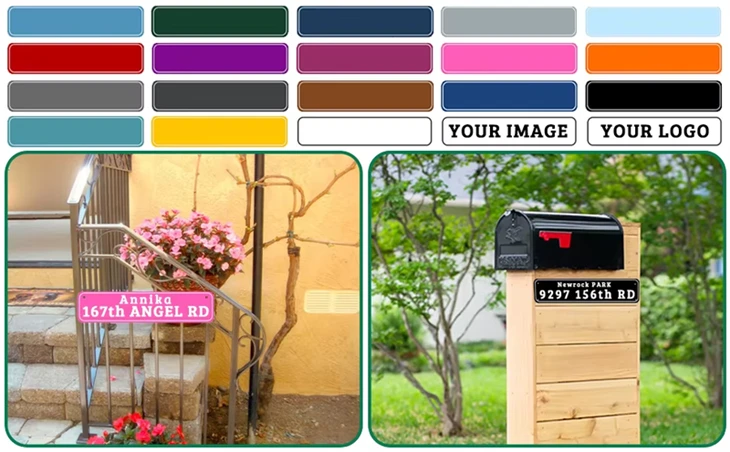 Durable PVC Aluminum Address Plates price