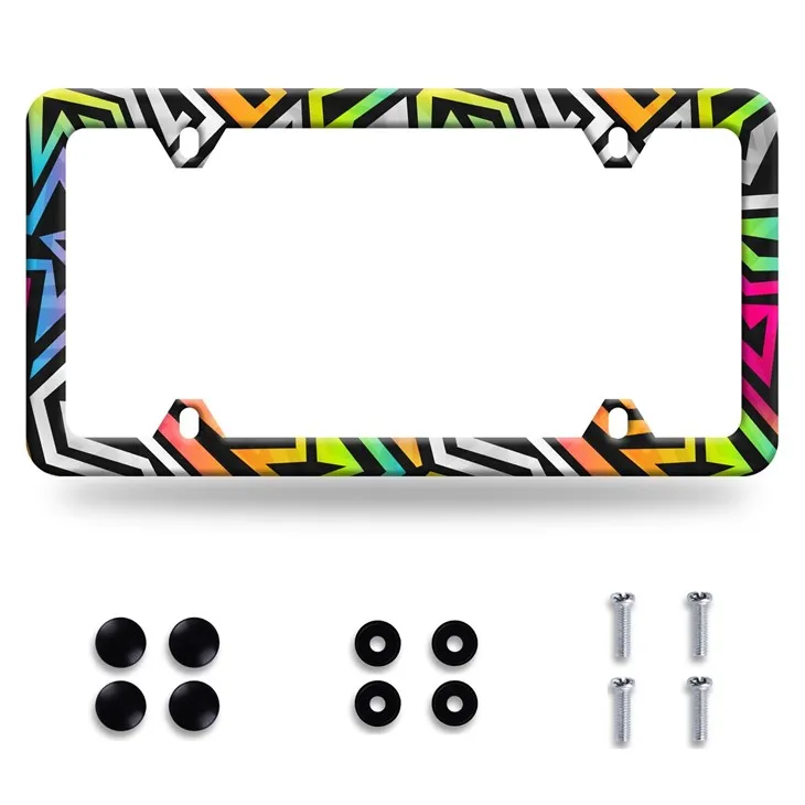 Soporte divertido para matrícula de acero inoxidable