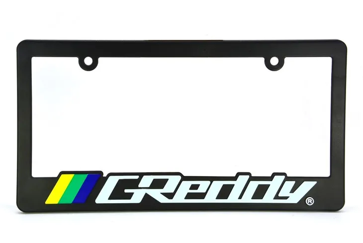 Marco de etiqueta para auto con humor divertido